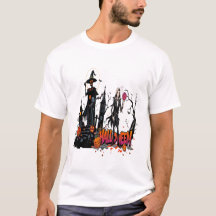Halloween Damen Graffiti Kunst 3D coole Familie