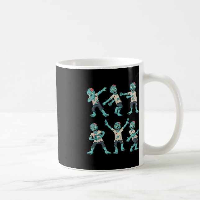 Halloween Dancing Zombies Tance Challenge Boys Gir Kaffeetasse (Rechts)