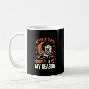 Halloween Dark Humor Skelett Stimmung Kaffeetasse