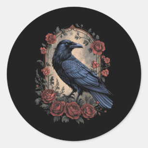 Halloween Dark Mysterious Witchy Natasy Fantasy Runder Aufkleber