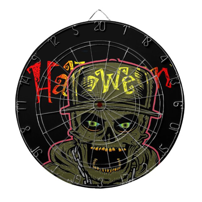 Halloween Dart Board Dartscheibe (vorne)