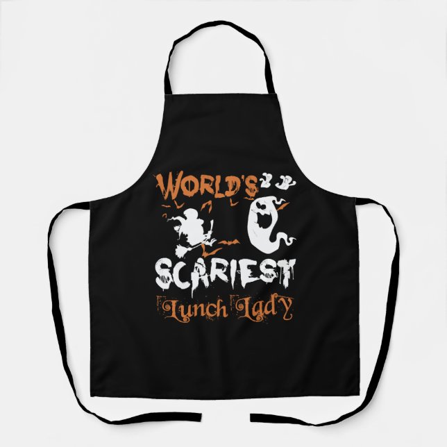 Halloween, das Beängstigendste Mittagessen der Wel Schürze (Vorderseite)