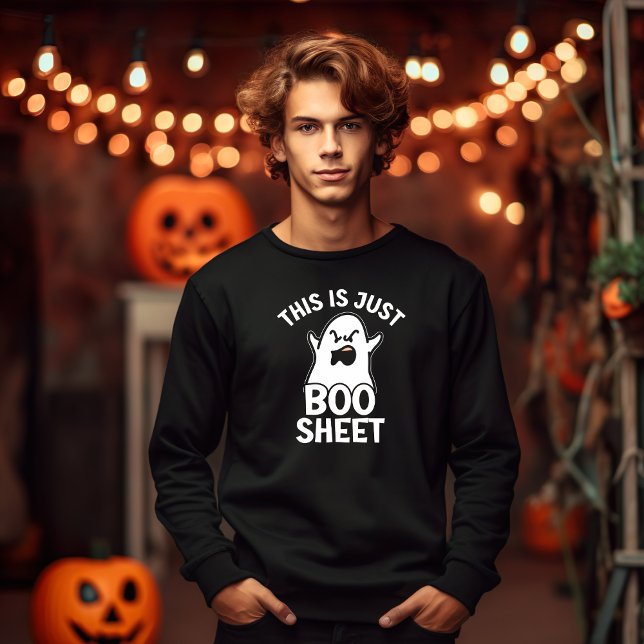 Halloween, das ist nur ein Bootschild, ein lustige Sweatshirt (Von Creator hochgeladen)