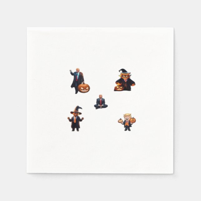 Halloween Day - Trumpkin Classic Serviette (Vorderseite)