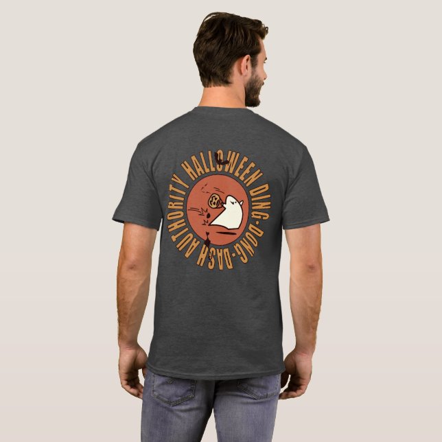 Halloween-DDD-Autoritätsemblem T-Shirt (Schwarz voll)