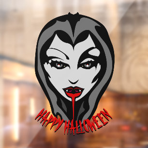 Halloween Decals Personalisiert Vampire Window Dec Fensteraufkleber