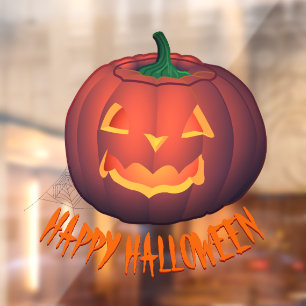 Halloween Decals Personalisierter Kürbisfenster-De Fensteraufkleber