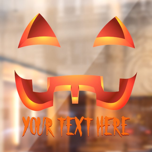 Halloween Decals Personalisierter Kürbisfenster-De Fensteraufkleber (Blatt 2)