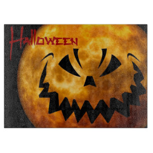 Halloween Decorating Glass Cutting Board Schneidebrett