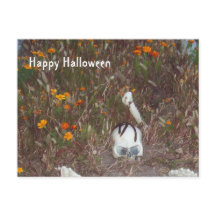 Halloween Decoration Fake Skeleton in Marigolds