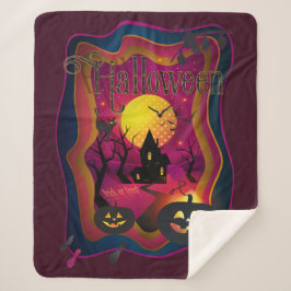 Halloween Decoration Leckerei oder Trick Monster Sherpadecke