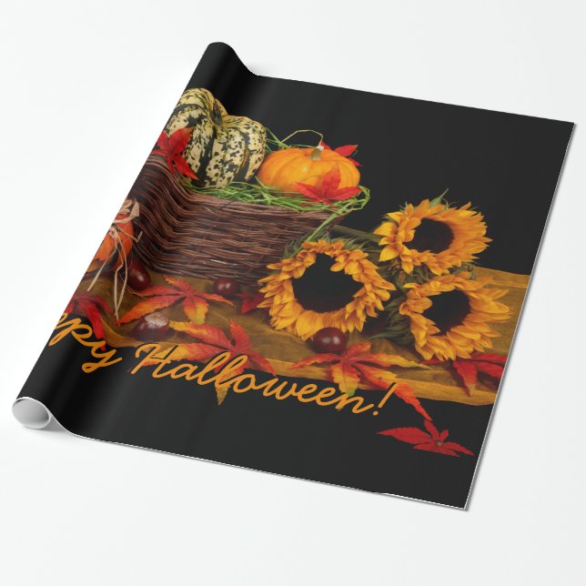 Halloween Decoration-Papier Geschenkpapier (Ungerollt)