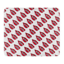 Halloween Decorative Glass Cutting Board/Zähne