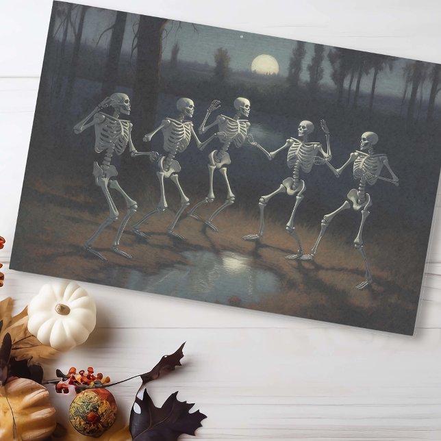 Halloween Decoupage Dancing Skelette Seidenpapier (Von Creator hochgeladen)