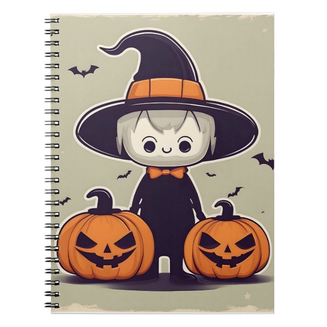 Halloween-Dekoration Notizblock (Vorderseite)