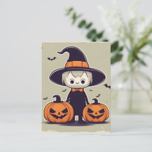 Halloween-Dekoration Postkarte