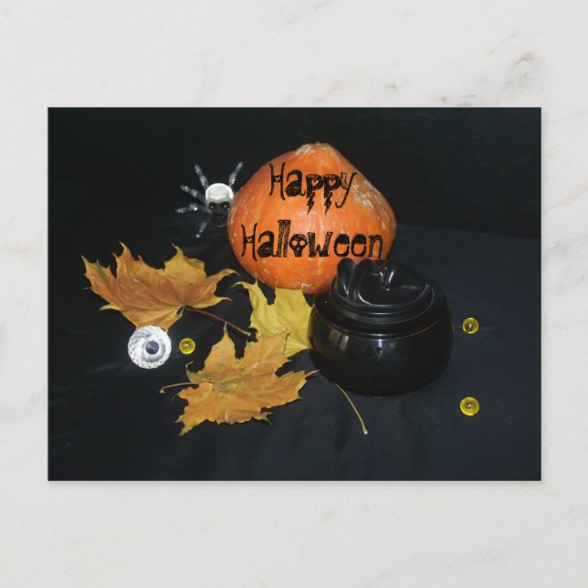 Halloween-Dekoration Postkarte (Vorderseite)