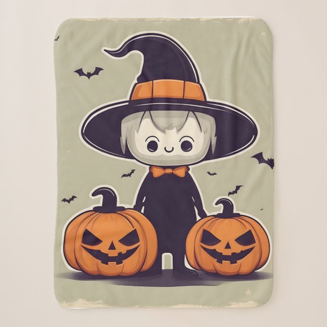 Halloween-Dekoration Sherpadecke (Vorderseite)