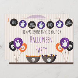 Halloween-Dekorationen Einladung