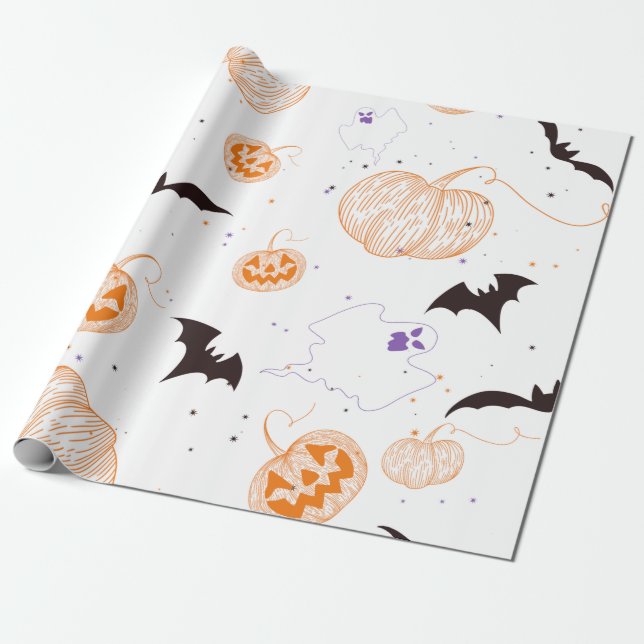 Halloween Delights Geschenkpapier (Ungerollt)