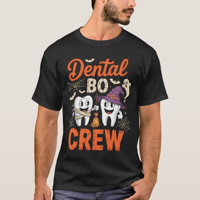 Halloween Dental Boo Crew friend T-Shirt (Vorderseite)