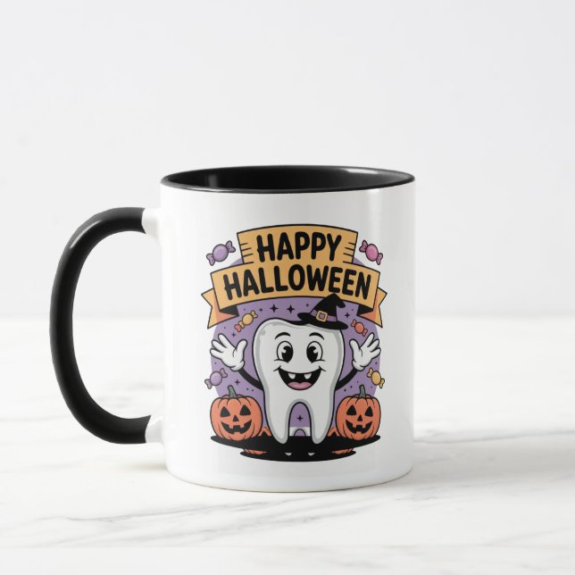 Halloween-Dentist-Tasse Tasse (Links)