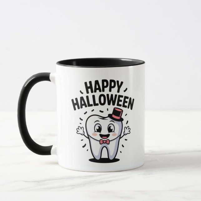 Halloween-Dentist-Tasse Tasse (Links)