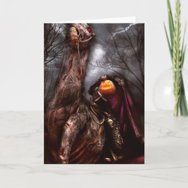 Halloween - der kopflose Reiter Karte (Vorderseite)