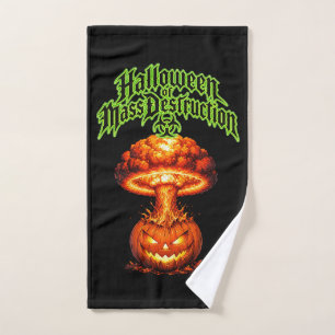 Halloween der Massenvernichtung Nuclear Jack-o'-La Badhandtuch Set