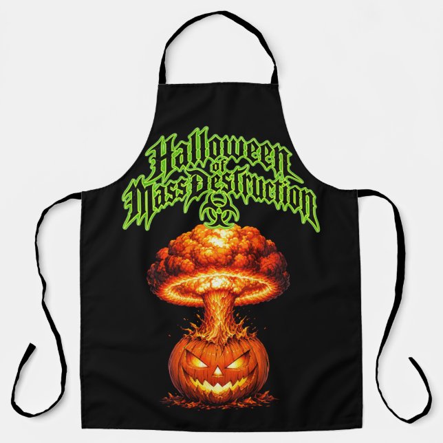 Halloween der Massenvernichtung Nuclear Jack-o'-La Schürze (Vorderseite)