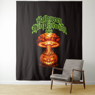 Halloween der Massenvernichtung Nuclear Jack-o'-La Wandteppich