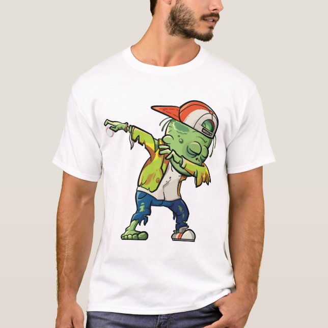 Halloween-Design für Baseball-Fans T-Shirt (Vorderseite)