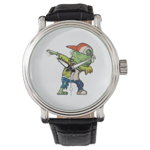 Halloween Design für Baseballliebhaber Armbanduhr
