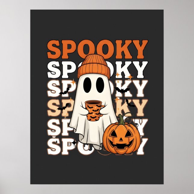 Halloween-Design Poster (Vorne)