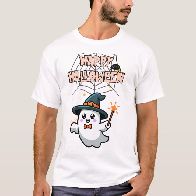 Halloween-Design T-Shirt (Vorderseite)