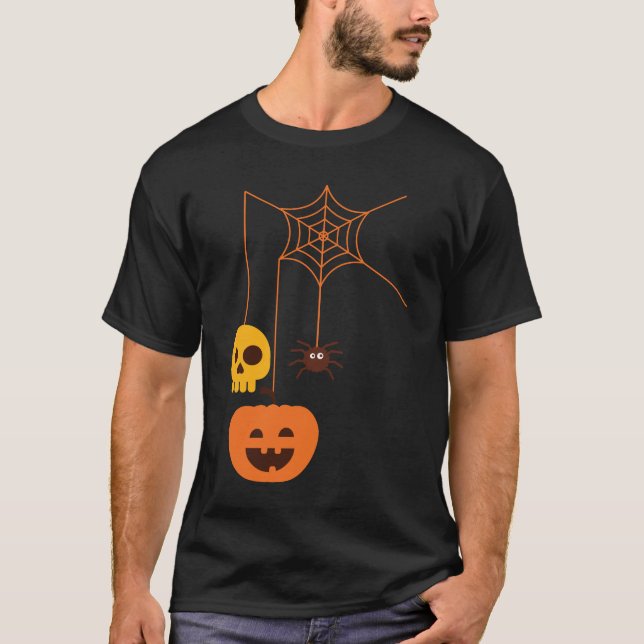 Halloween Design T-Shirt (Vorderseite)
