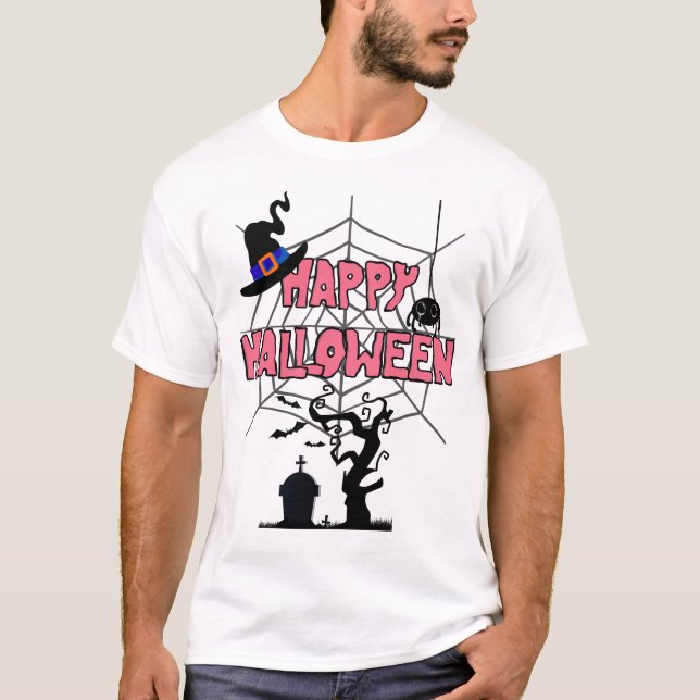 Halloween-Design T-Shirt (Vorderseite)