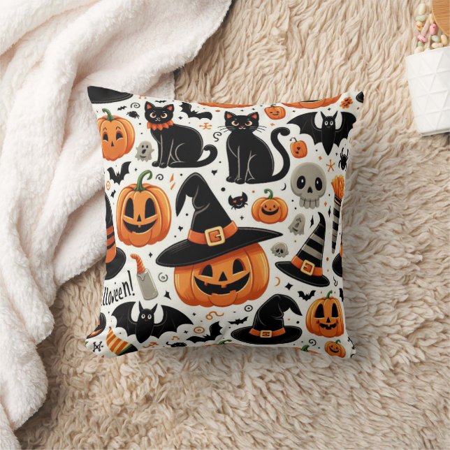 halloween Designkissen Kissen (Decke)
