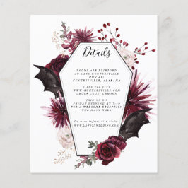 Halloween Details Card | Haushalt Flyer