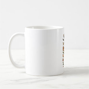 Halloween Deutsche Dogge Blumen Kaffeetasse