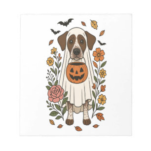 Halloween Deutscher Kurzhaariger Vorstehhund Notizblock
