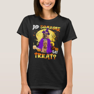 Halloween, deutscher Schäferhund, hat jemand Lecke T-Shirt