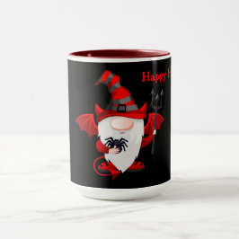 Halloween Devil Gnome Tasse