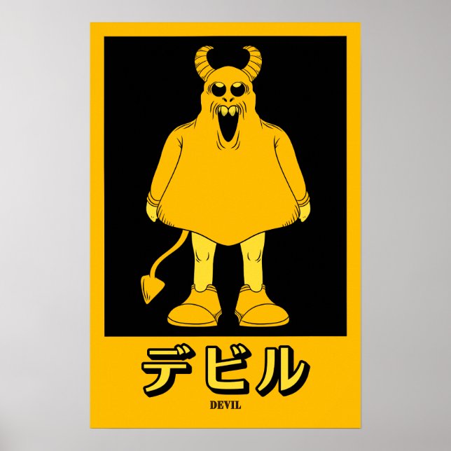 Halloween Devil Poster (Vorne)