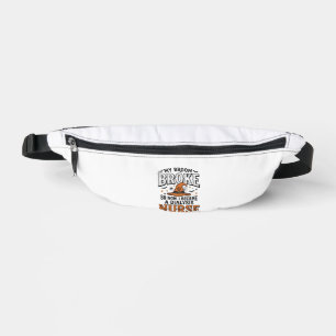 Halloween-Dialyse-Krankenschwester-Hexenbesen-zerb Bauchtasche
