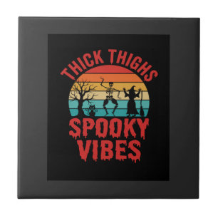 Halloween Dicke Oberschenkel Gruselige Vibes Skele Fliese