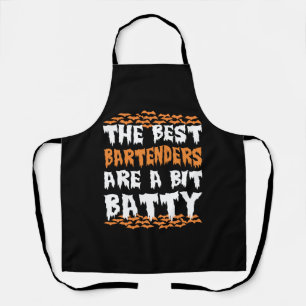 Halloween Die besten Barkeeper sind ein bisschen v Schürze