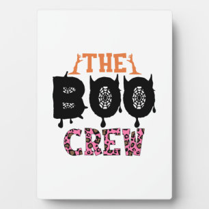 Halloween Die Boo-Mannschaften Fotoplatte