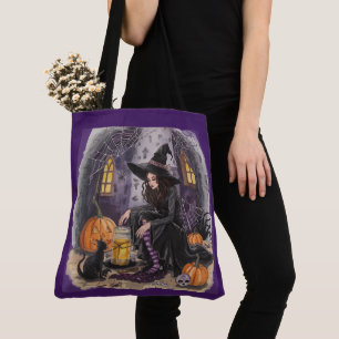 Halloween, Die Hexe, Ihr Zaubertrank und die Mitte