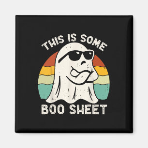 Halloween Dies ist ein Boo-Blatt Magnet